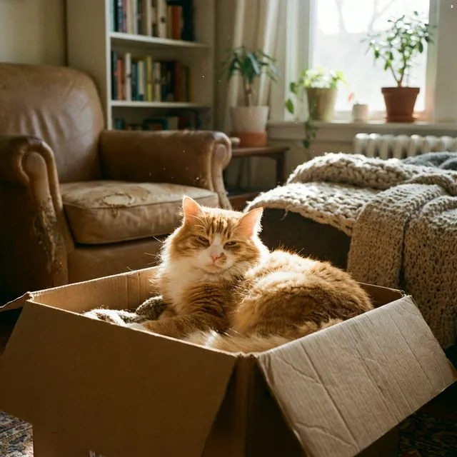 猫とダンボールの関係に癒やされる!ストレス解消に最適な「ダンボールハウス」の魅力