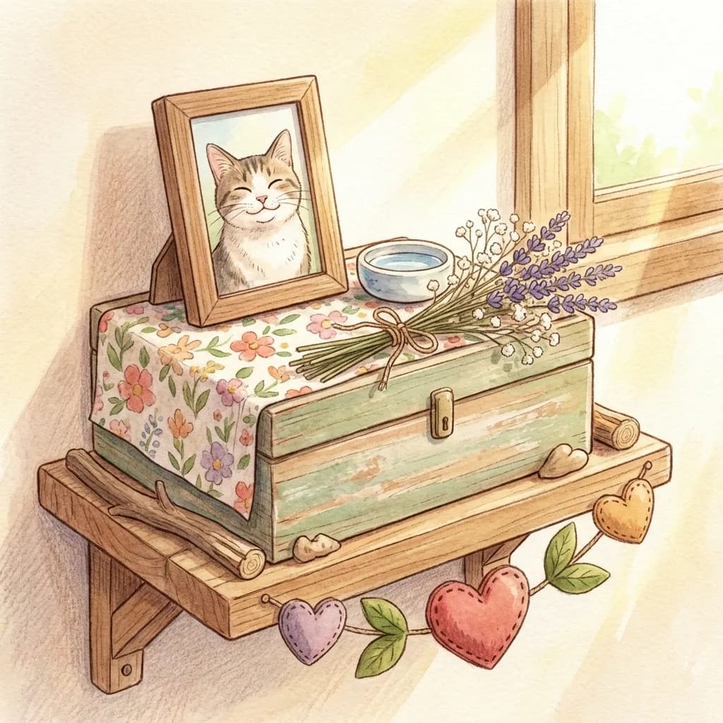 世界に一つだけの供養。100均や身近なもので作る「手作りペット仏壇」アイデア集