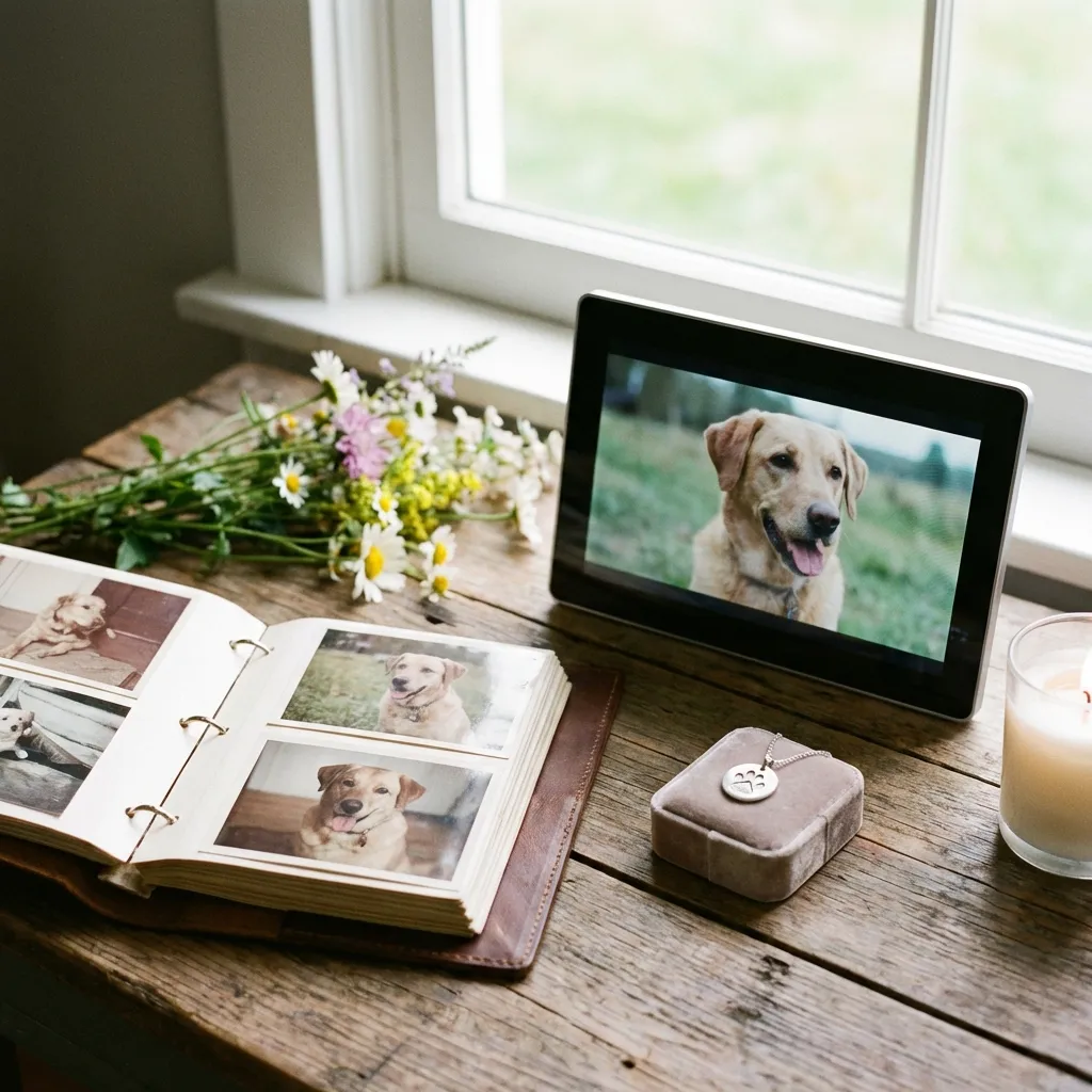 ペットの思い出を形に残すならどれ?動画・アルバム・グッズの費用と満足度比較