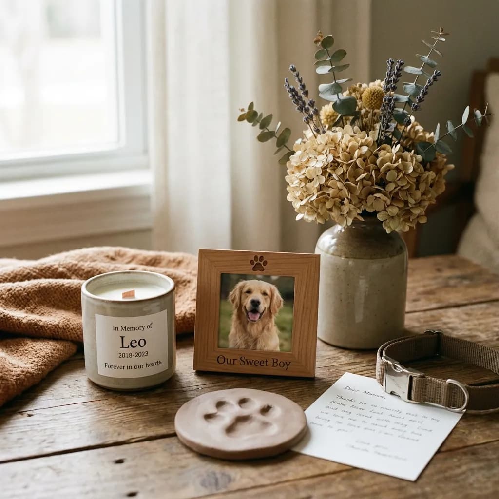 ペットの命日、何を贈る?天国のあの子が喜ぶお供え物とメモリアルギフト12選